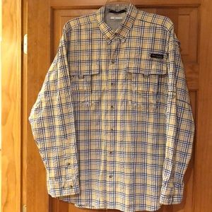 Men’s Columbia PFG seersucker Fishing shirt